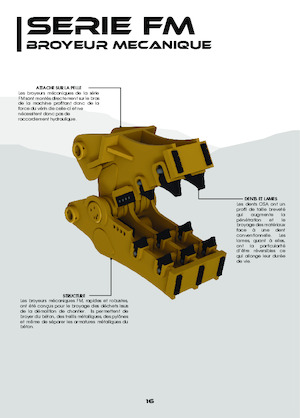 Pulverizadores de hormigón OSA Demolition Equipment FM 25