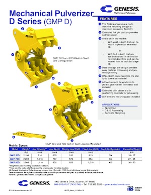 Procesador múltiple Genesis GMP 50D