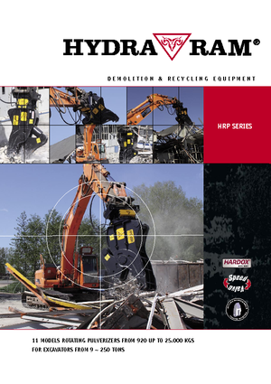 Pulverizadores de hormigón Hydra Ram HRP-110V