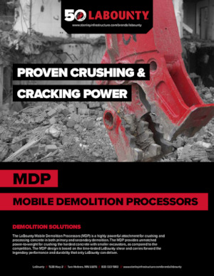 Pulverizadores de hormigón LaBounty MDP 35R CP