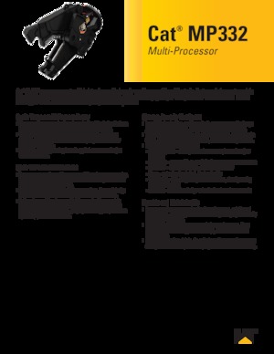 Procesador múltiple Caterpillar MP332P