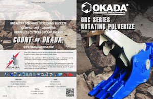 Pulverizadores de hormigón Okada ORC220A
