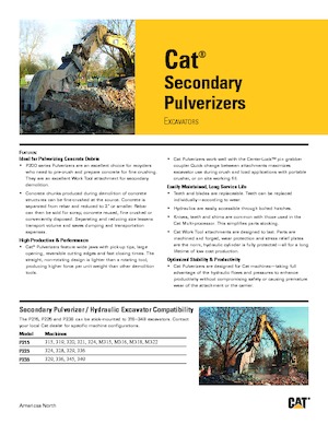 Pulverizadores de hormigón Caterpillar P225