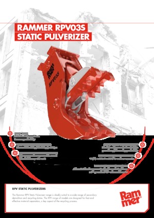 Pulverizadores de hormigón Rammer RPV03S