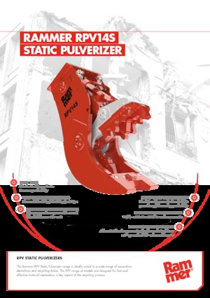 Pulverizadores de hormigón Rammer RPV14S