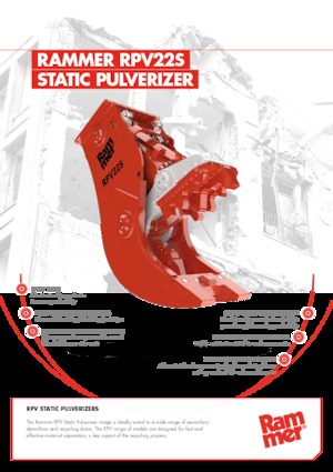 Pulverizadores de hormigón Rammer RPV22S