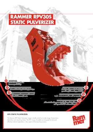Pulverizadores de hormigón Rammer RPV30S