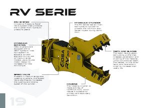 Pulverizadores de hormigón OSA Demolition Equipment RV 6 