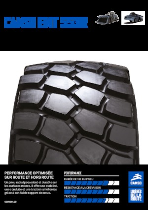Neumáticos para maquinaria de obras públicas Camso EMT 553R 600/65R25
