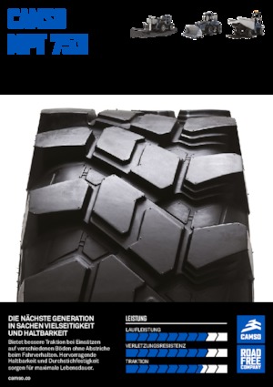 Neumáticos para maquinaria de obras públicas Camso MPT 753 400/70-24 IND