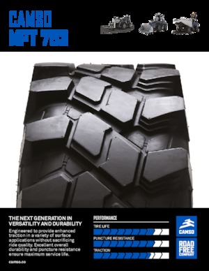 Neumáticos para maquinaria de obras públicas Camso MPT 753 400/70-24 IND