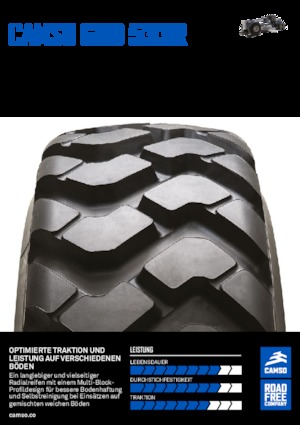 Neumáticos para maquinaria de obras públicas Camso GRD 533R 14.00R24