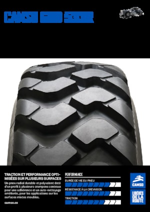 Neumáticos para maquinaria de obras públicas Camso GRD 533R 14.00R24