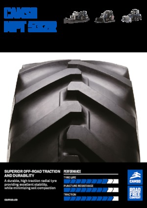 Neumáticos para maquinaria de obras públicas Camso MPT 532R 480/80R26 IND