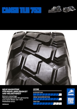 Neumáticos para maquinaria de obras públicas Camso TLH 753 14.00-24