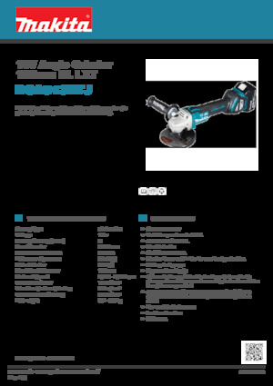 Amoladoras de ángulo sin cable Makita DGA513RTJ 