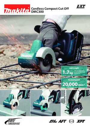 Amoladoras de ángulo sin cable Makita DMC300Z