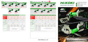 Amoladoras de ángulo sin cable HiKOKI G3613DF