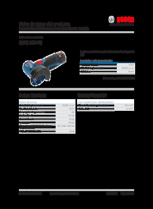 Amoladoras de ángulo sin cable Bosch GWS 12V-76