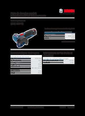 Amoladoras de ángulo sin cable Bosch GWS 12V-76