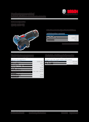 Amoladoras de ángulo sin cable Bosch GWS 12V-76