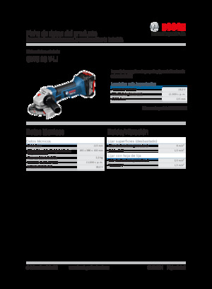 Amoladoras de ángulo sin cable Bosch GWS 18 V-LI