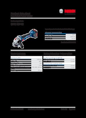 Amoladoras de ángulo sin cable Bosch GWS 18V-10