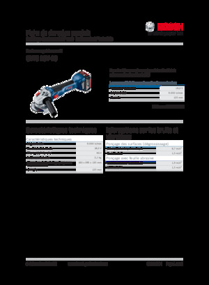 Amoladoras de ángulo sin cable Bosch GWS 18V-10