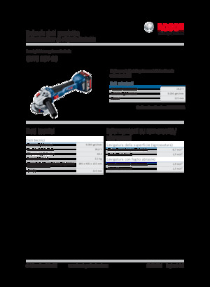 Amoladoras de ángulo sin cable Bosch GWS 18V-10