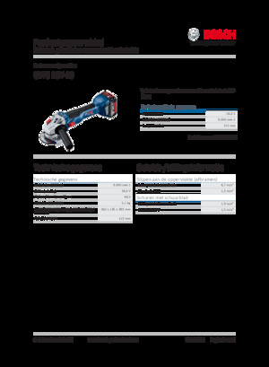 Amoladoras de ángulo sin cable Bosch GWS 18V-10