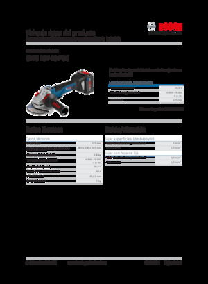 Amoladoras de ángulo sin cable Bosch GWS 18V-10 PSC