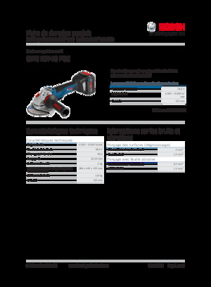 Amoladoras de ángulo sin cable Bosch GWS 18V-10 PSC