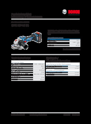 Amoladoras de ángulo sin cable Bosch GWS 18V-15 SC
