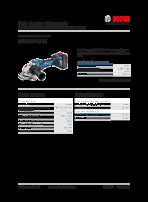 Amoladoras de ángulo sin cable Bosch GWS 18V-15 SC