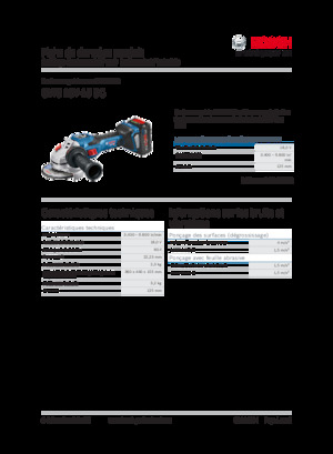 Amoladoras de ángulo sin cable Bosch GWS 18V-15 SC