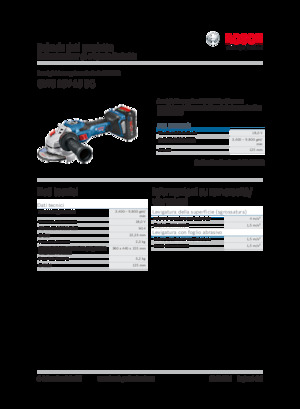 Amoladoras de ángulo sin cable Bosch GWS 18V-15 SC