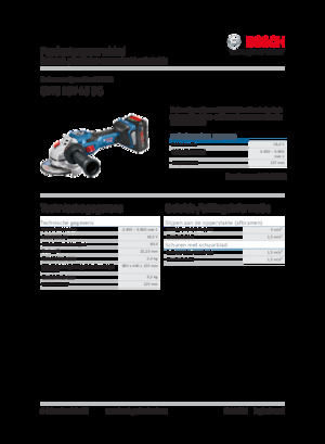 Amoladoras de ángulo sin cable Bosch GWS 18V-15 SC