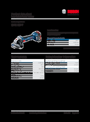 Amoladoras de ángulo sin cable Bosch GWS 18V-7