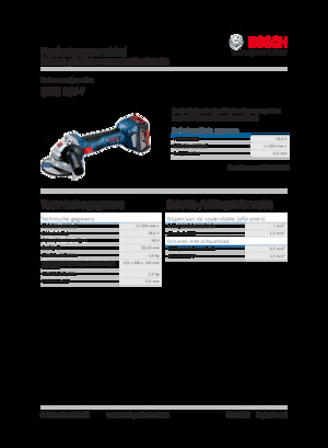 Amoladoras de ángulo sin cable Bosch GWS 18V-7