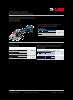 Amoladoras de ángulo sin cable Bosch GWX 18V-10