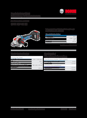 Amoladoras de ángulo sin cable Bosch GWX 18V-10 SC