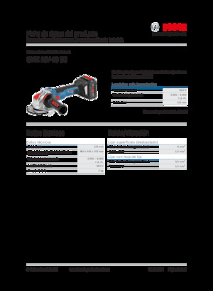 Amoladoras de ángulo sin cable Bosch GWX 18V-10 SC