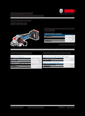 Amoladoras de ángulo sin cable Bosch GWX 18V-10 SC