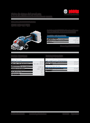 Amoladoras de ángulo sin cable Bosch GWX 18V-15 PSC
