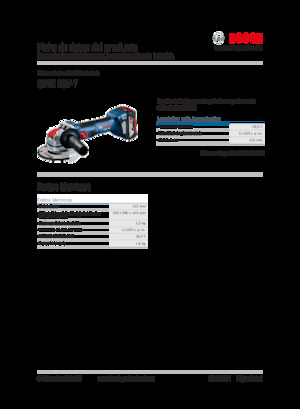 Amoladoras de ángulo sin cable Bosch GWX 18V-7