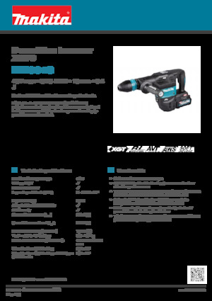 Martillos de demolición sin cable Makita HM001G