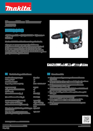 Martillos de demolición sin cable Makita HM002G