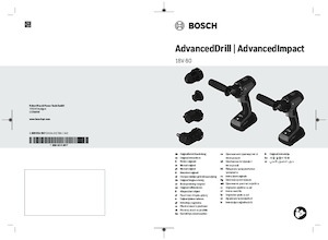 Taladro y destornillador sin cable Bosch AdvancedImpact 18V-80 QuickSnap