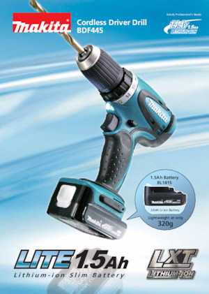 Taladro y destornillador sin cable Makita BDF445 