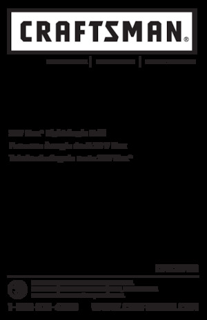 Taladro y destornillador sin cable Craftsman CMCD750B 